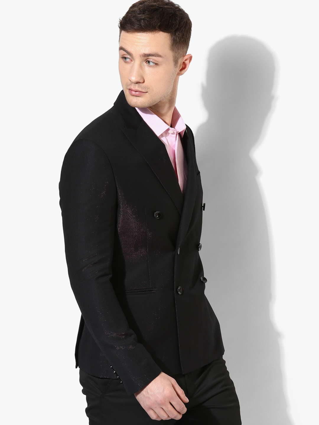 Buy Black Solid Blazer Blazers for Men 7172025 Myntra