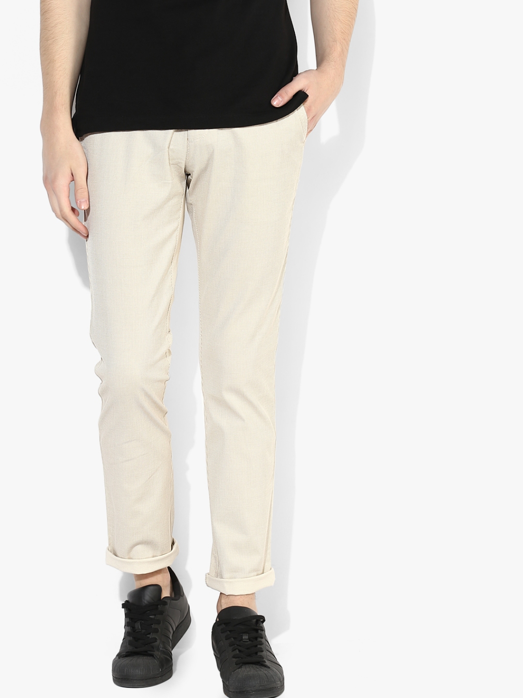 mens cream chinos