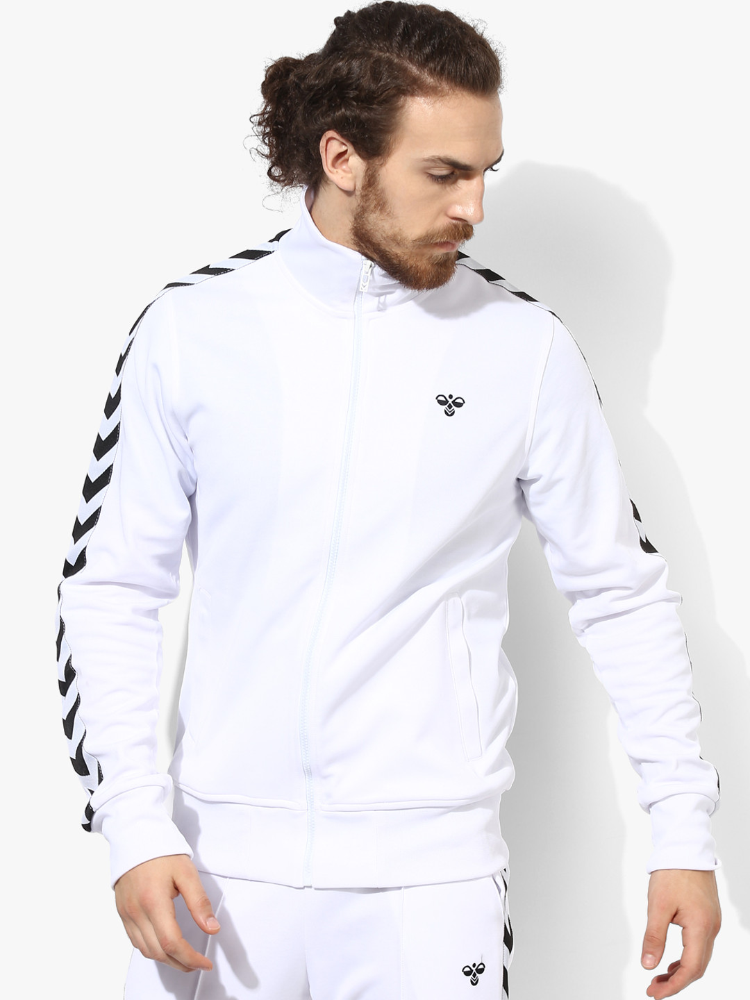 Buy Archive Zip Hive White Track Jacket Jackets for Men 7218077 Myntra