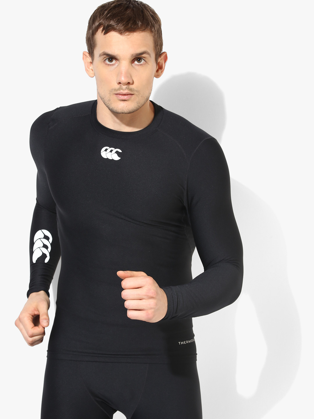 Buy Knit Thermoreg Training Black Compression T Shirt Tshirts for Men