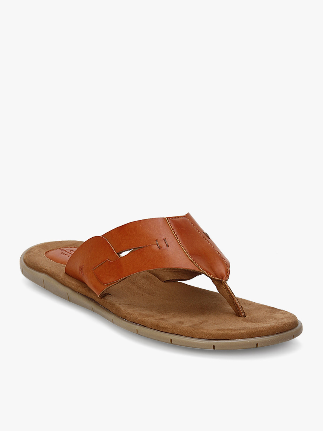 Buy Arrow Men Tan Comfort Sandals - Sandals for Men 7441474 | Myntra