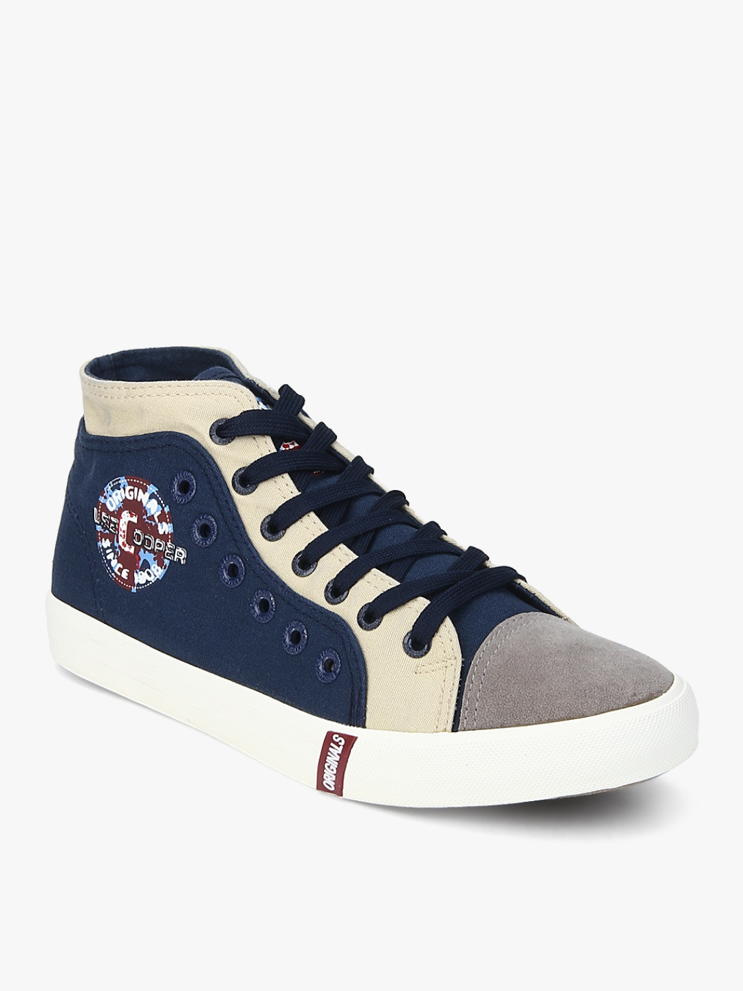 men's navy blue sneakers