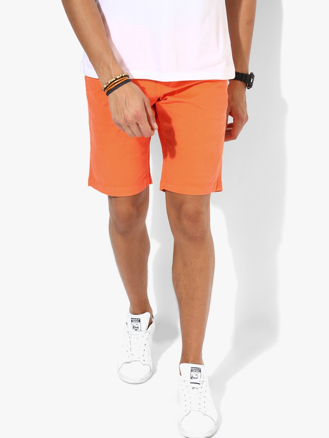 Buy Orange Solid Shorts - Shorts for Women 7443866 | Myntra