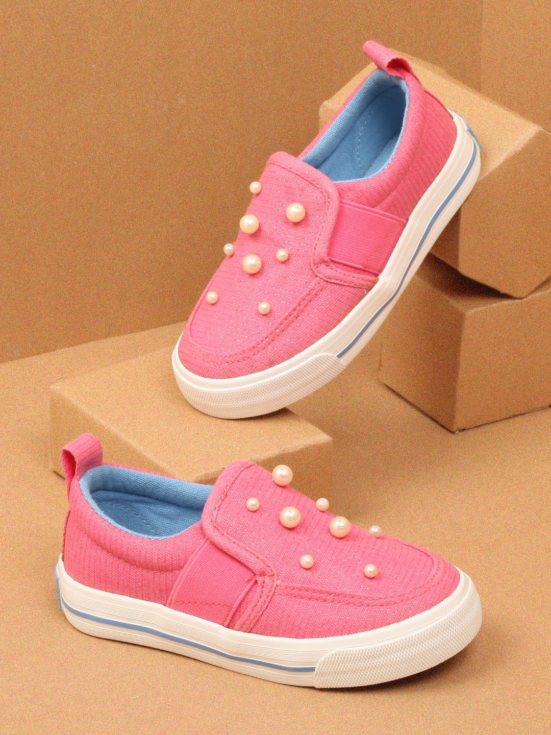 Buy Walktrendy Girls Pink Sneakers Casual Shoes for Girls 8474863