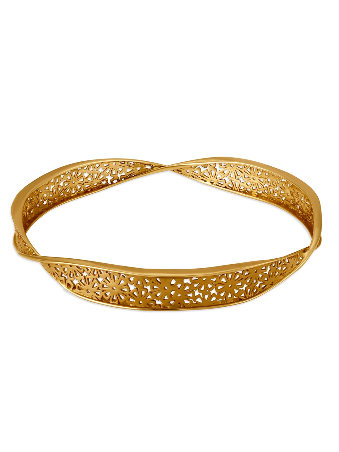 Buy Mia By Tanishq Set Of 2 14KT Yellow Gold Bangles - Bangle Gold for Women 8500479 | Myntra
