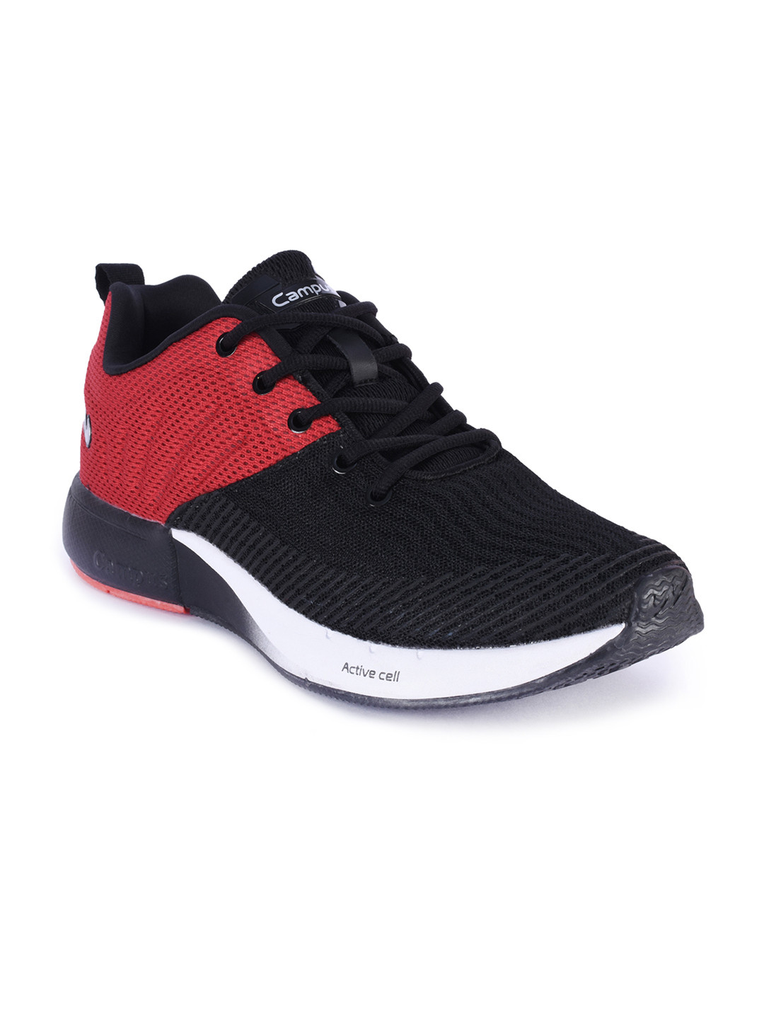 Buy Campus Men Black Running Shoes - Sports Shoes for Men ...