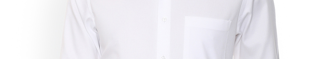 Buy Louis Philippe Men White Regular Fit Solid Formal Shirt - Shirts for Men 8624347 | Myntra