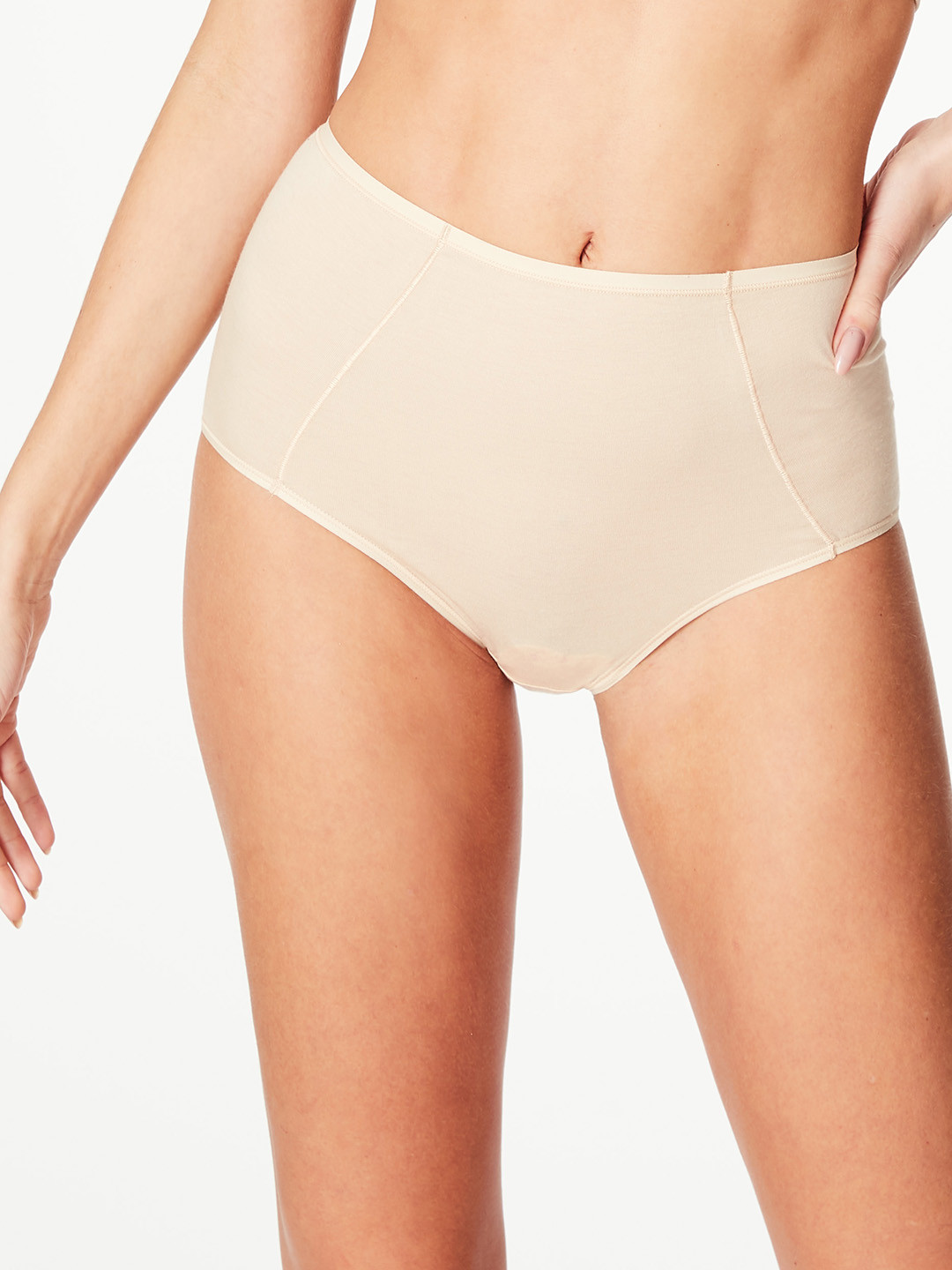 Buy Marks & Spencer Women Pack Of 5 Solid Assorted Hipster Briefs T614285ALMOND Briefs for