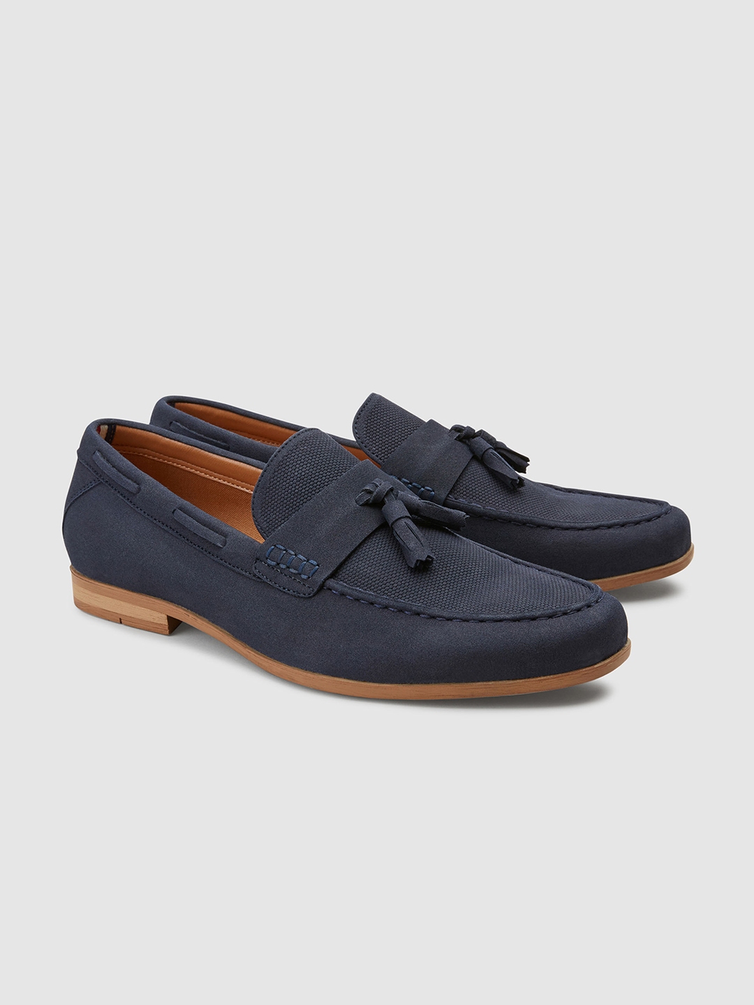 navy blue casual shoes mens