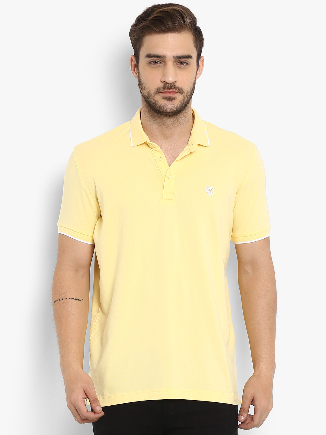 asda yellow polo shirts
