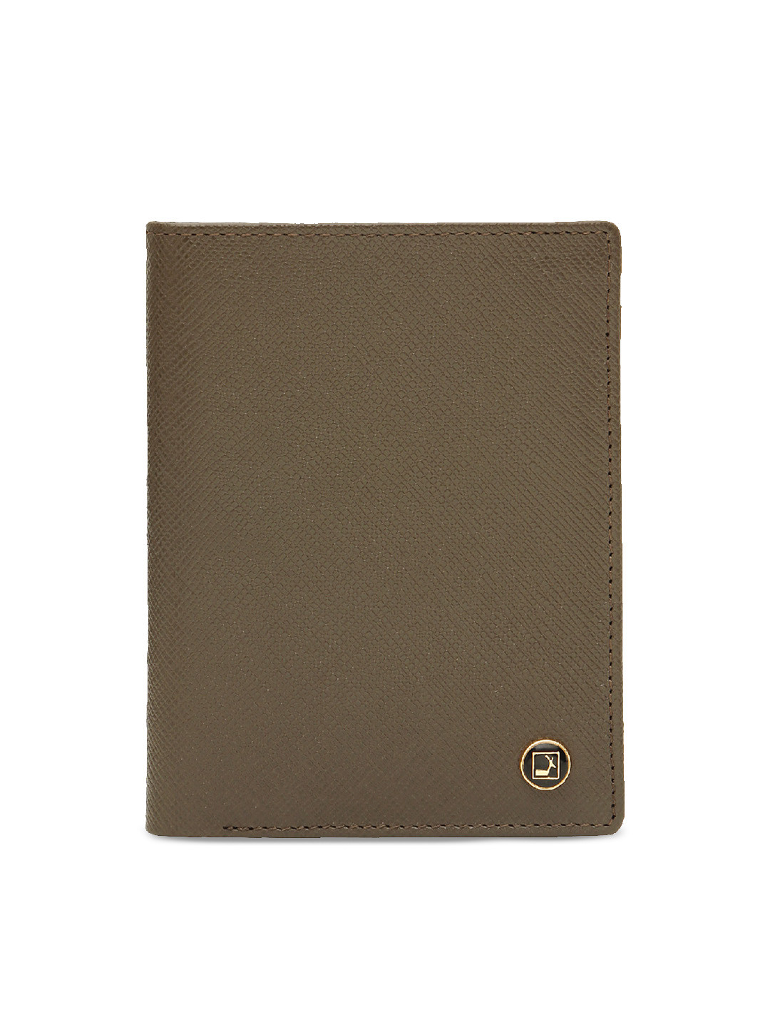 Buy Da Milano Men Olive Green Solid Two Fold Wallet Wallets for Men