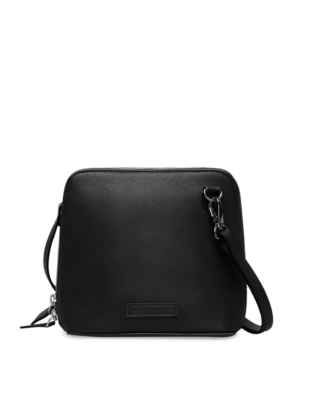 Buy DailyObjects Black Solid Sling Bag Handbags for Women 8413243