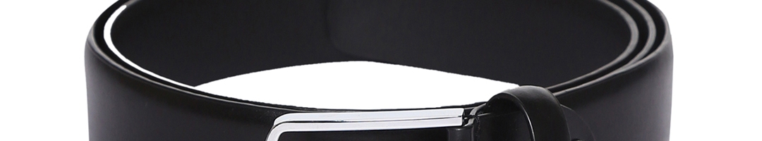 Buy Arrow Men Black Solid Leather Belt - Belts for Men 10756810 | Myntra