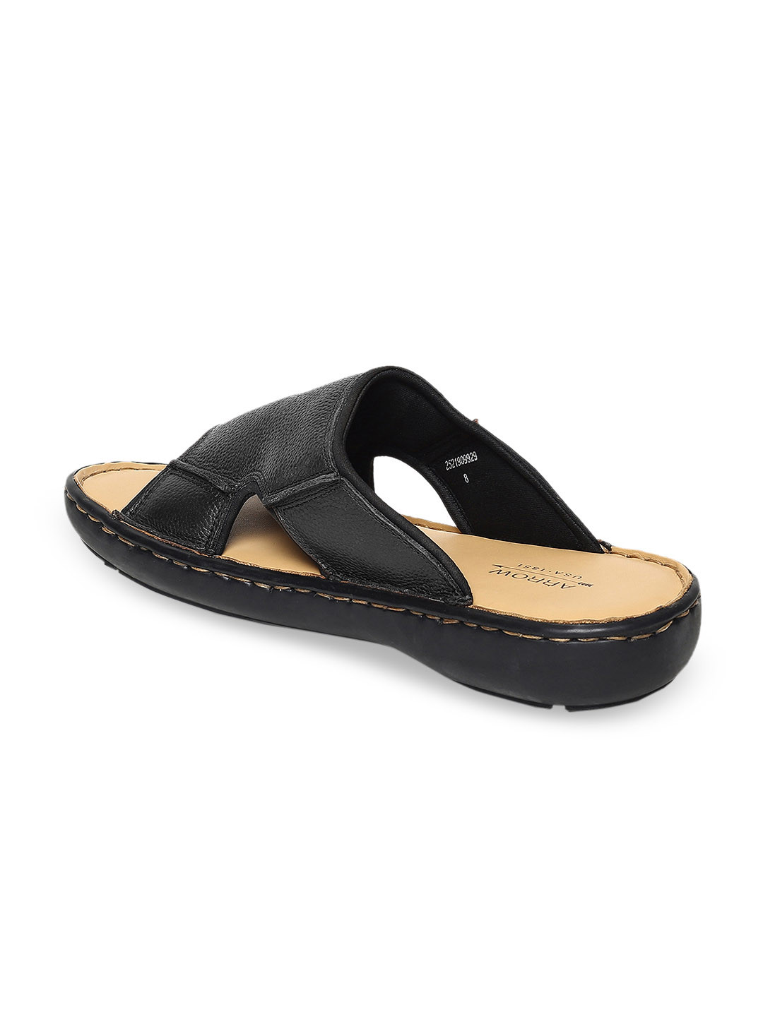 Buy Arrow Men Black Sandals - Sandals for Men 10792026 | Myntra