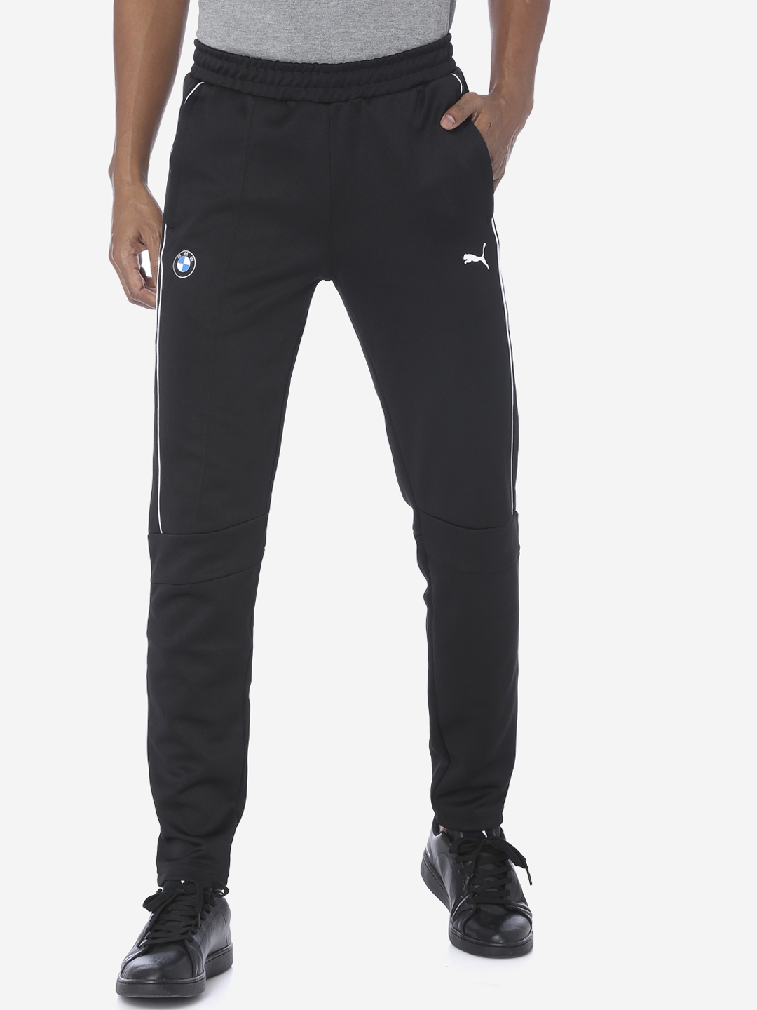 mens nike tech joggers black