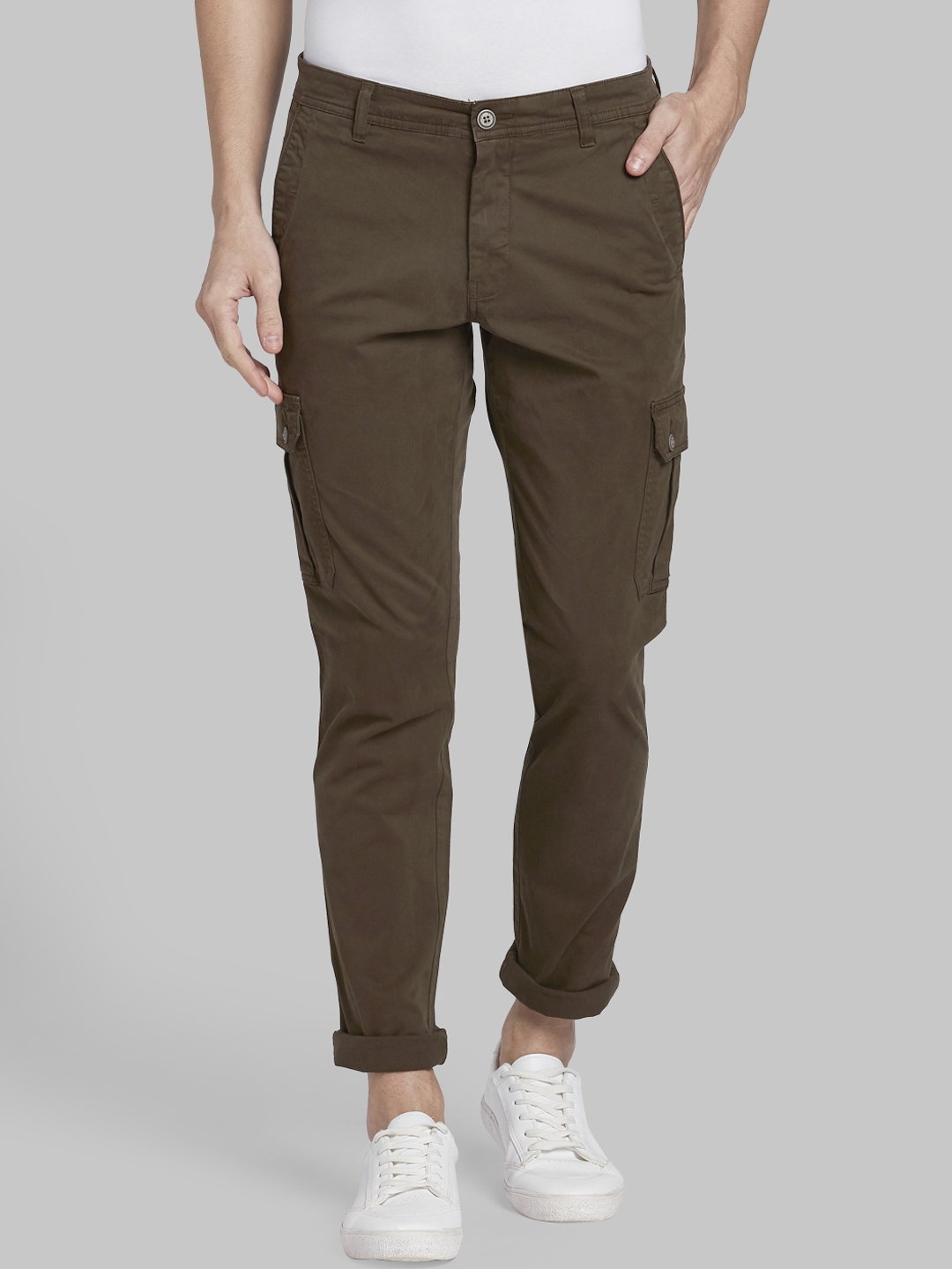 brown cargos men