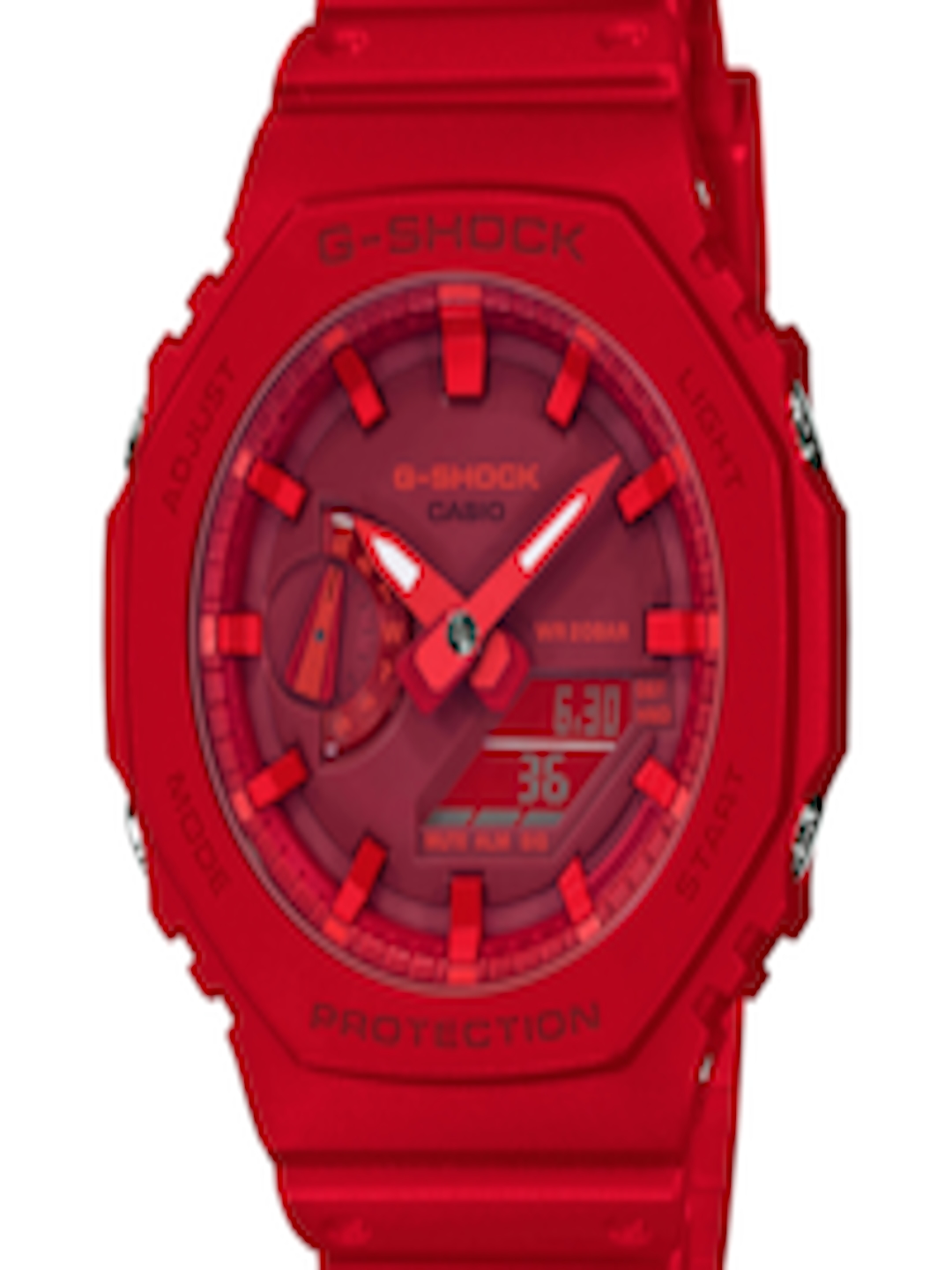 Buy CASIO G Shock Men Red Analogue And Digital Watch G988 GA 2100 4ADR