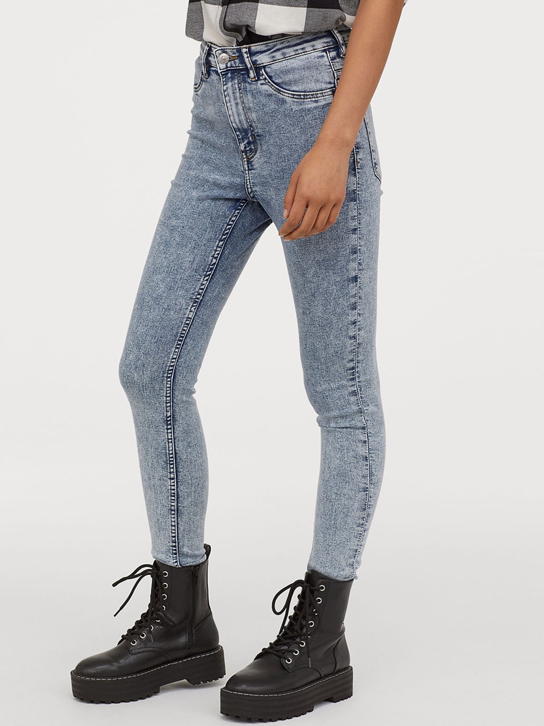 skinny high jeans h&m