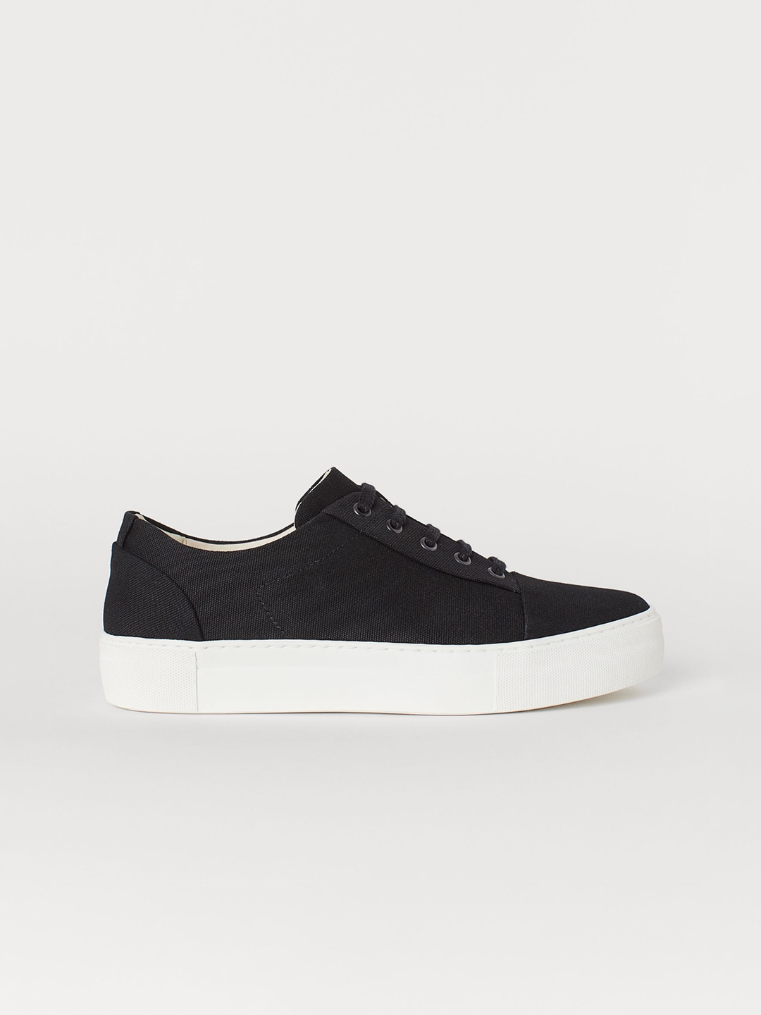 h and m canvas trainers