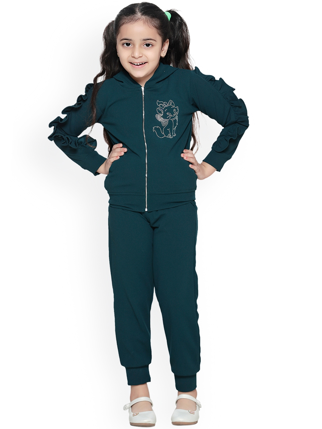 teal tracksuit bottoms