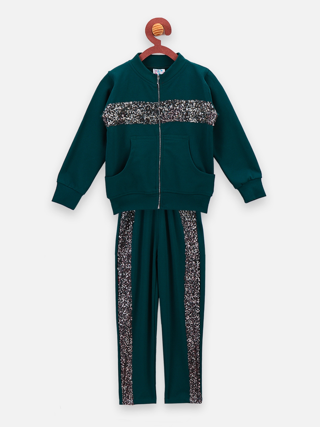 teal tracksuit bottoms