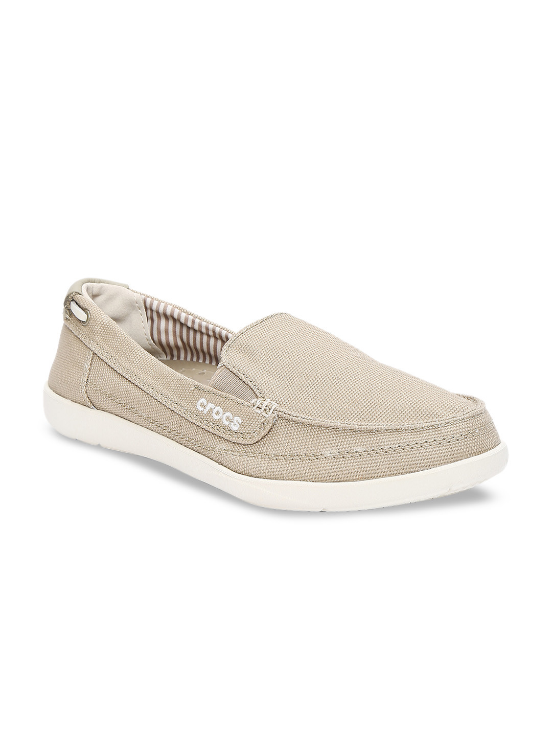 Buy Crocs Walu Women Khaki Slip On Sneakers Casual Shoes for Women