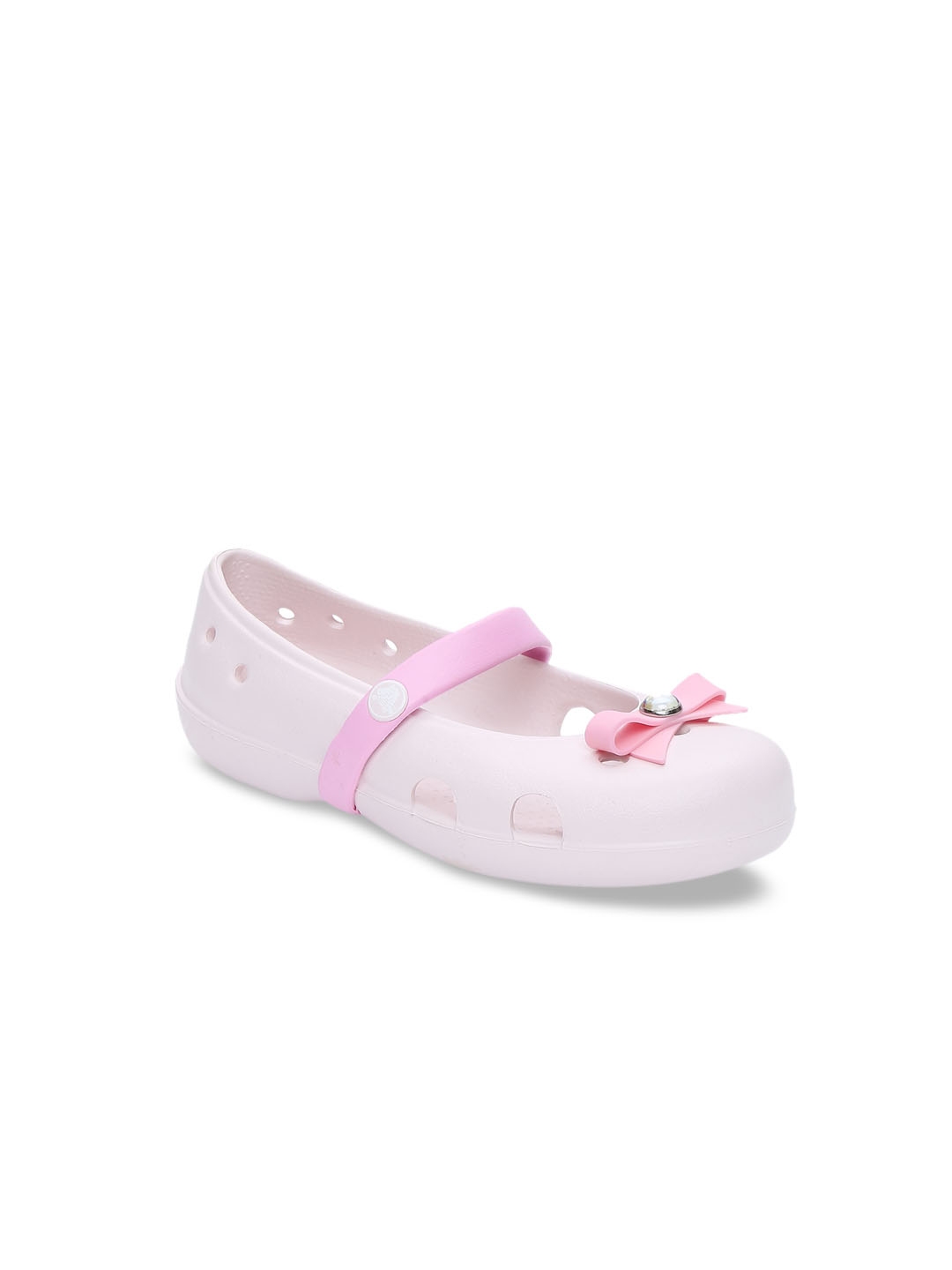 crocs ballet flats pink