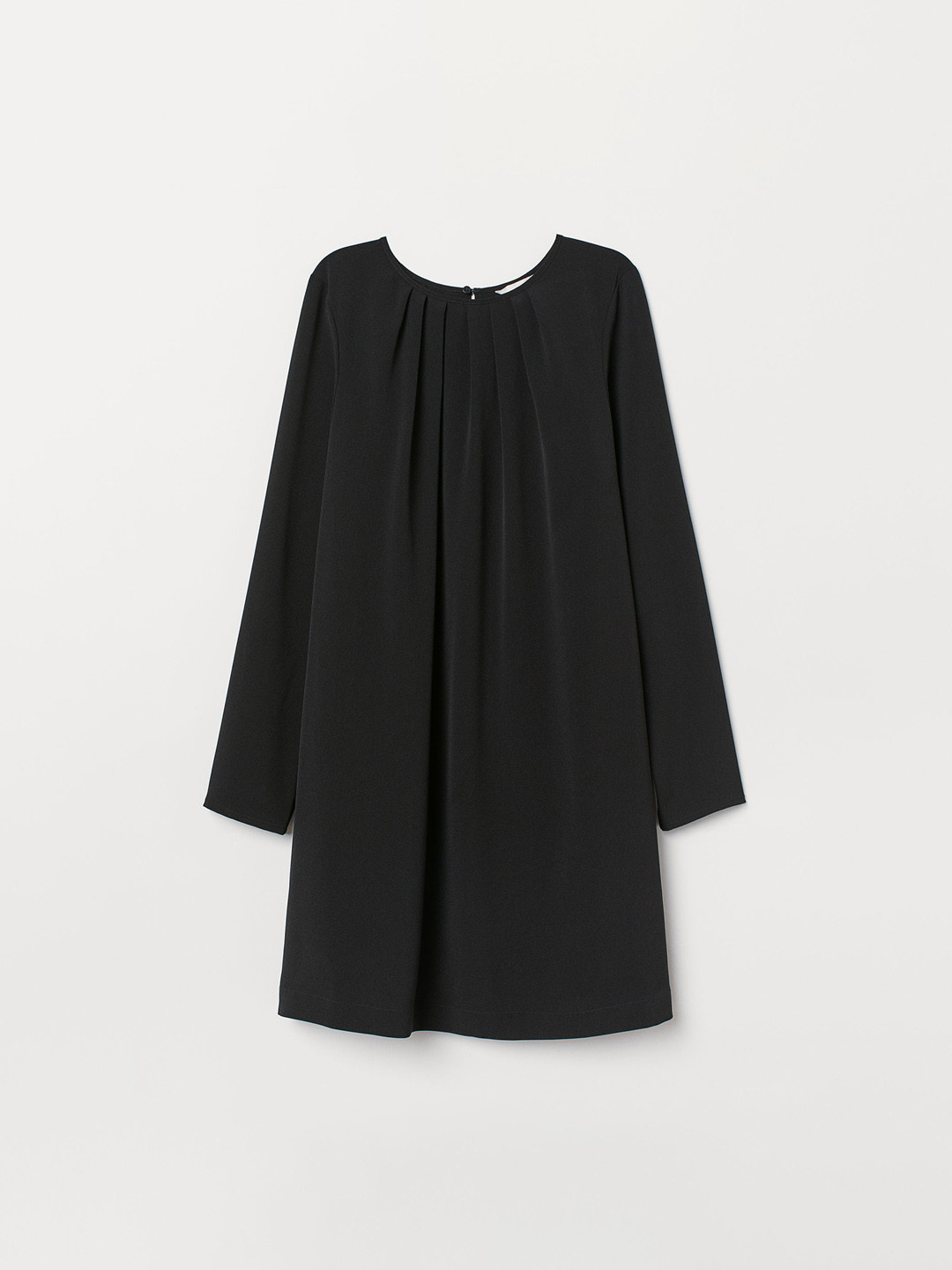 Buy H&M Women Black Solid Long Sleeved Dress Dresses for Women
