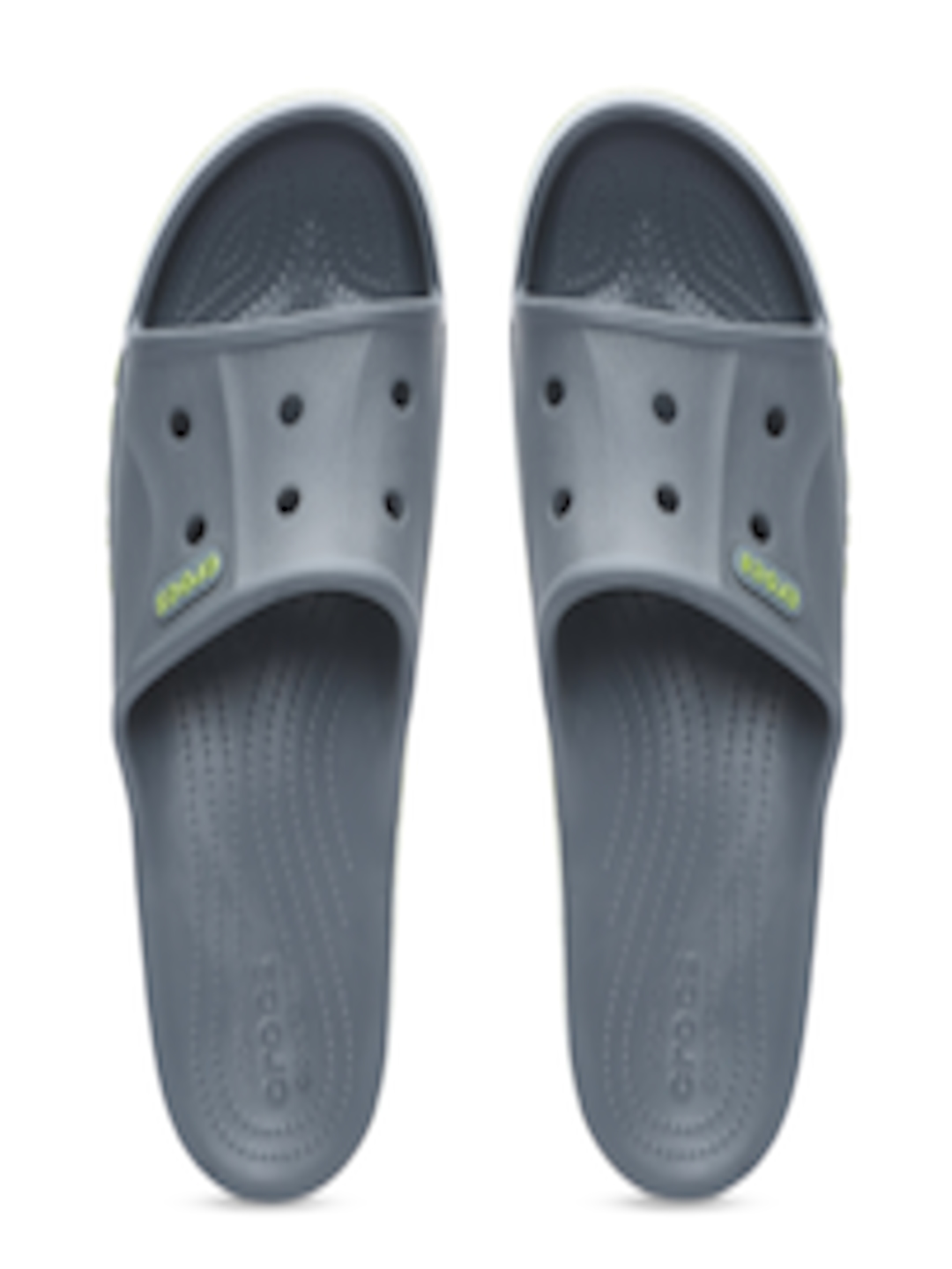 Buy Crocs Unisex Grey Solid Bayaband Sliders - Flip Flops for Unisex ...