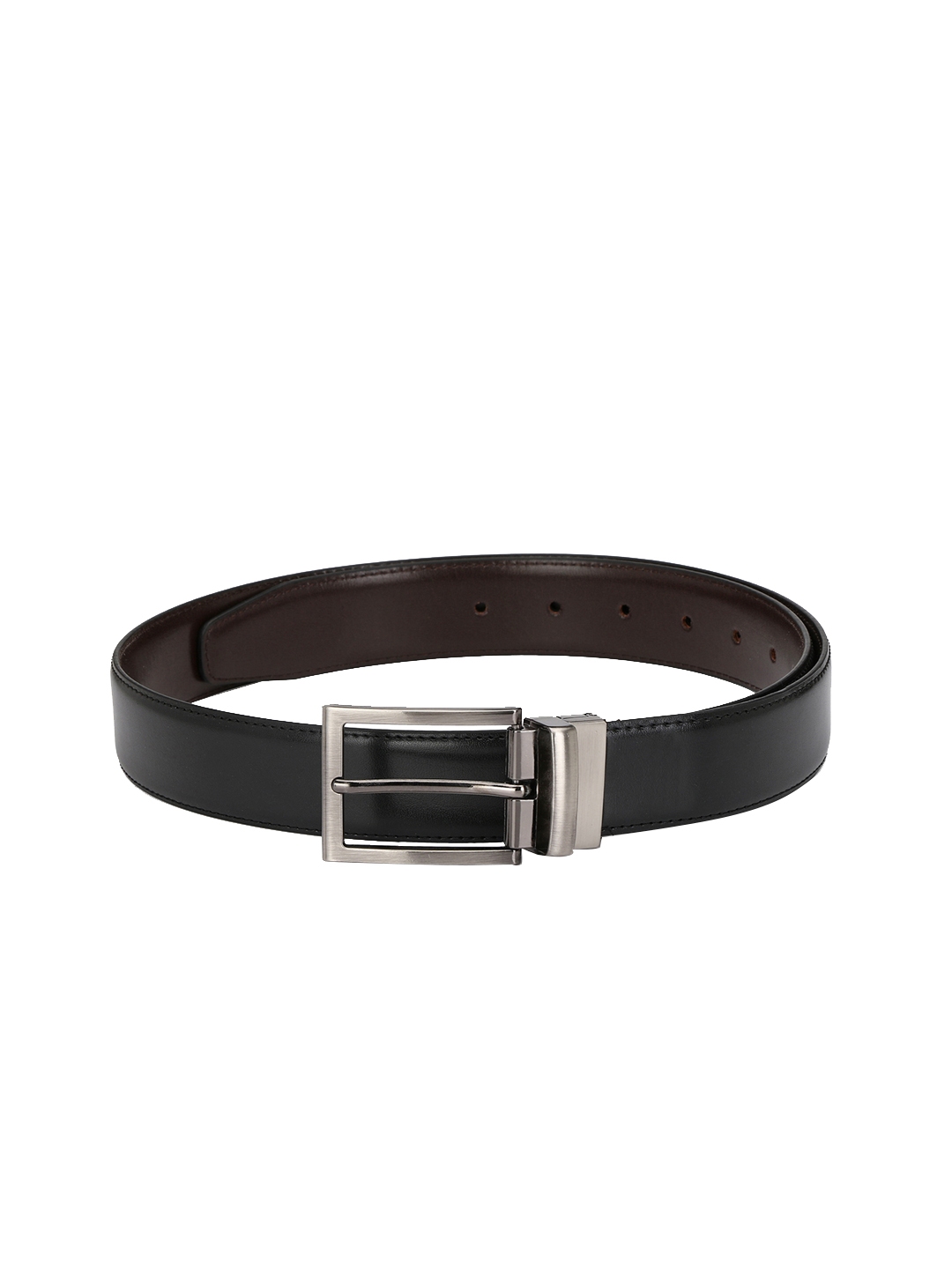Buy Calvadoss Men Black & Brown Solid Reversible Leather Belt - Belts ...