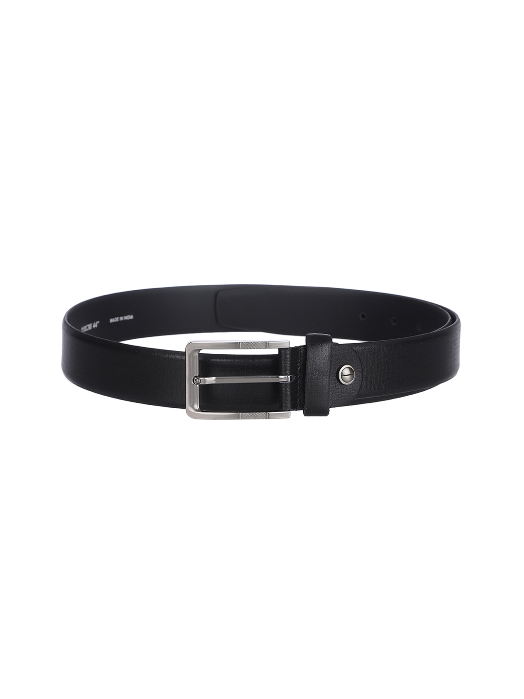 Buy Kara Men Black Solid Leather Belt - Belts for Men 10897770 | Myntra
