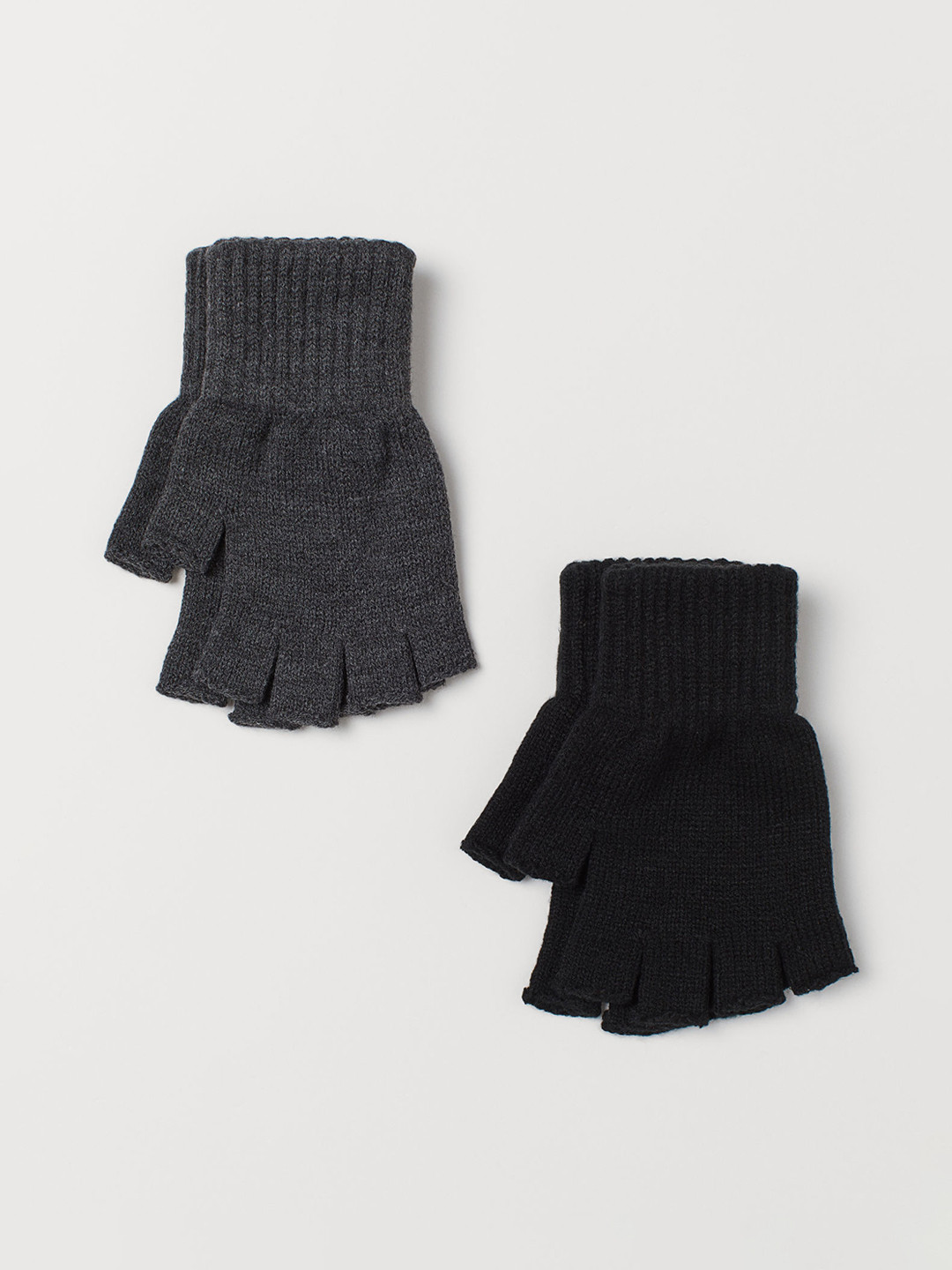 Buy H&M Men 2 Pack Fingerless Gloves Mittens for Men 10773954 Myntra