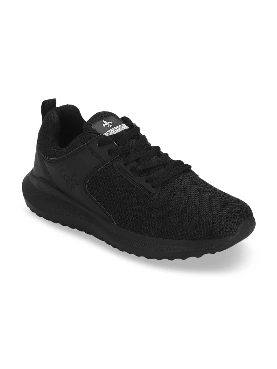 red tape men's black nordic walking shoes