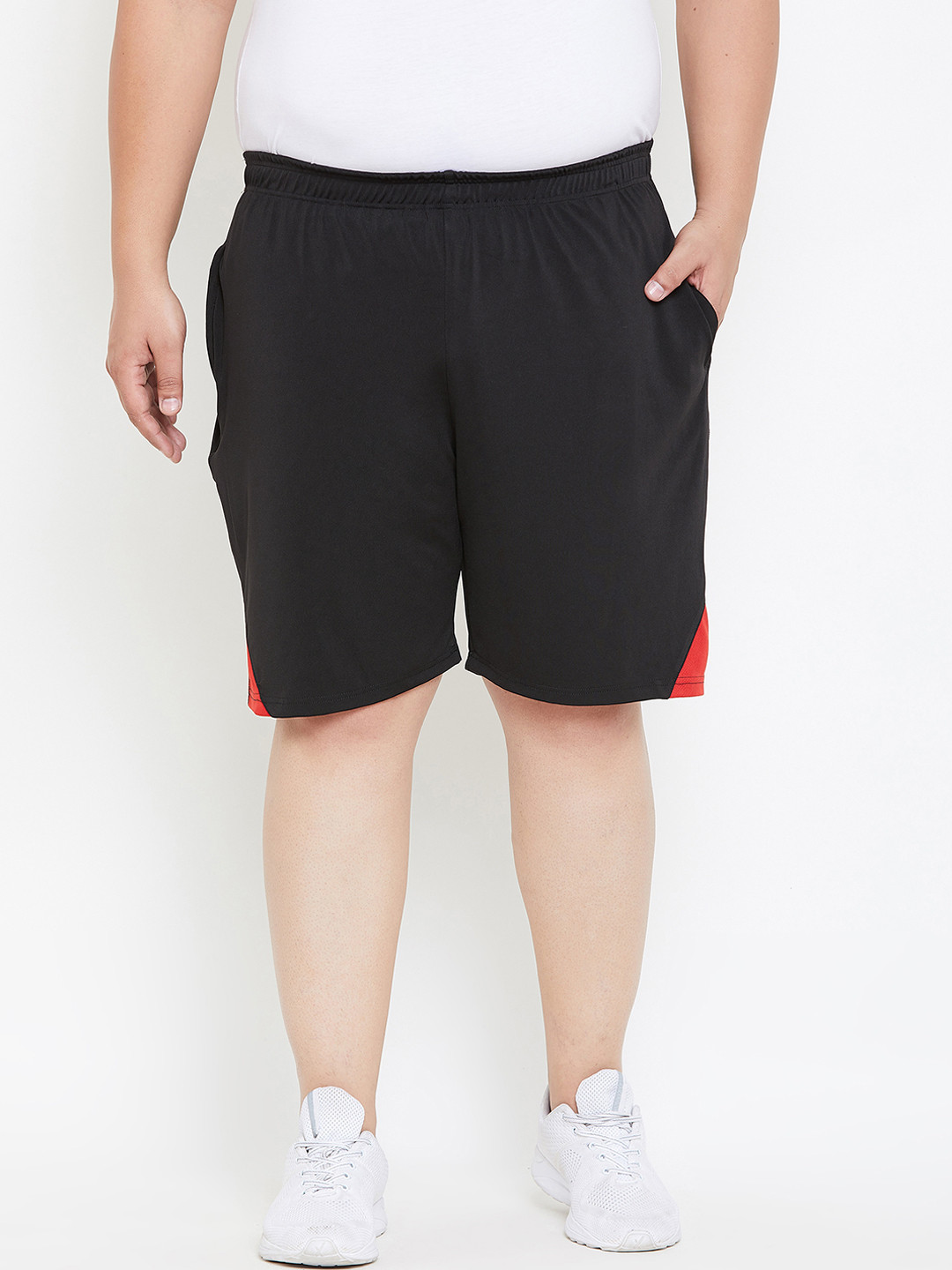 Buy Bigbanana Plus Size Men Black Solid Regular Fit Sports Shorts Shorts for Men 10783984 Myntra