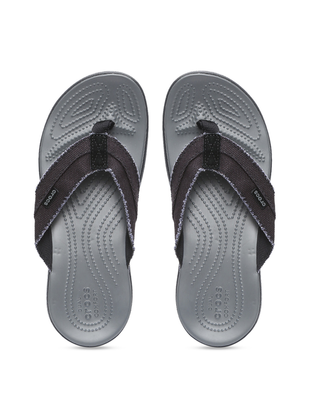 mens croc flip flops size 9