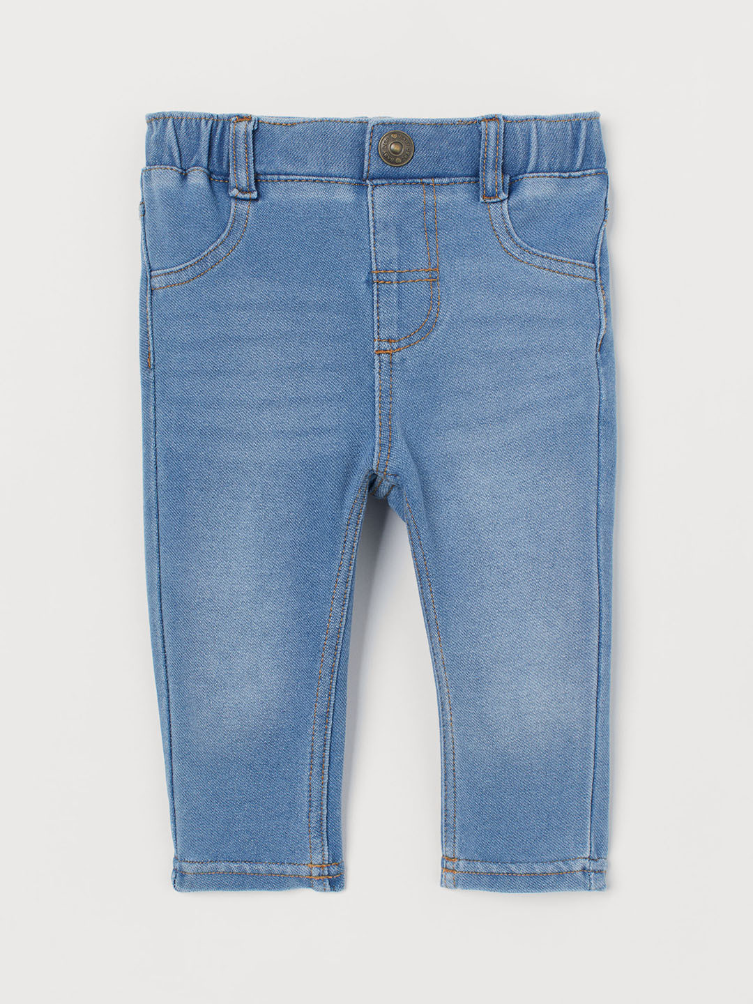 Buy H&M Kids Blue Solid Denim Leggings Leggings for Unisex Kids