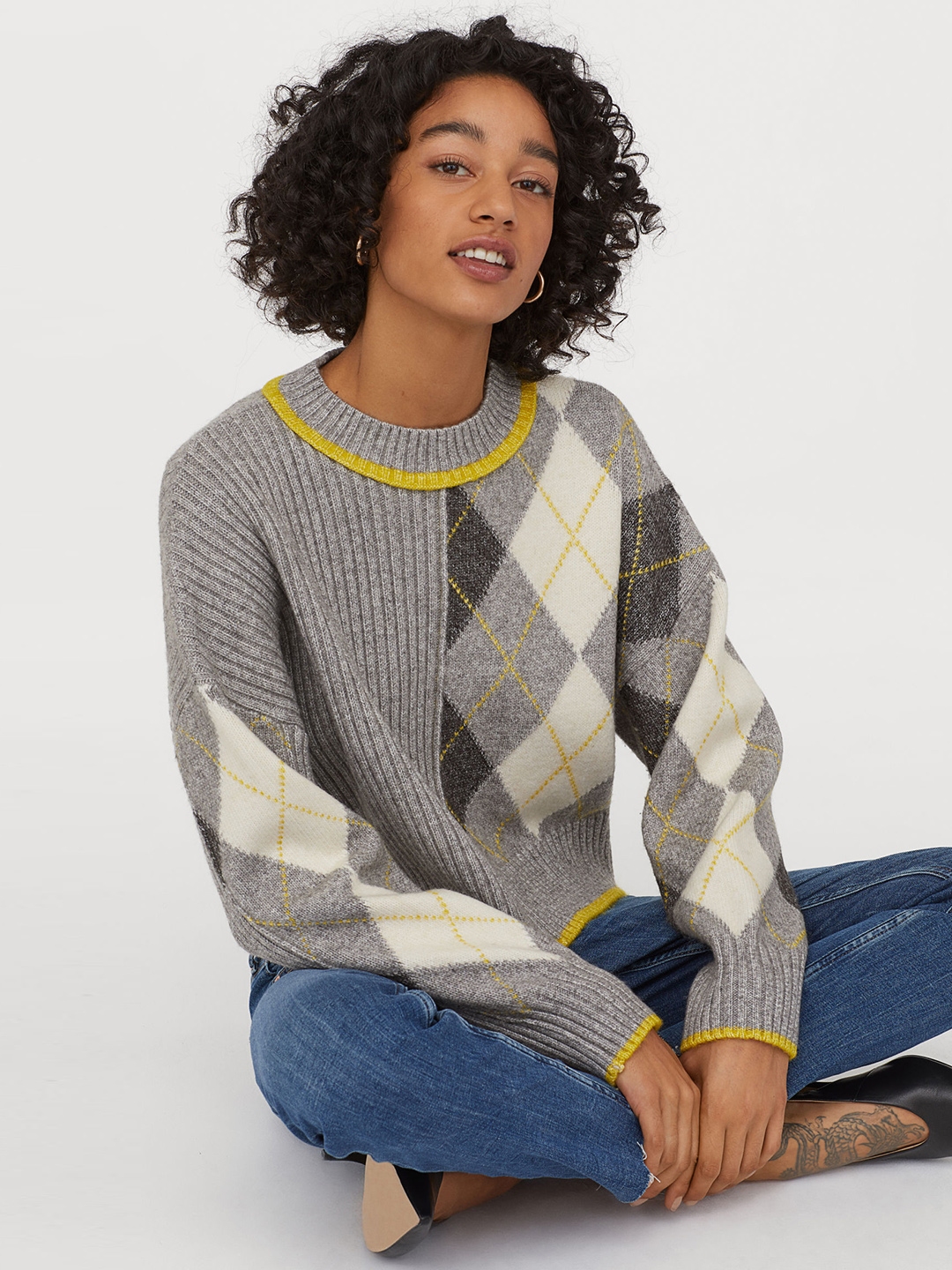 grey jumper h and m