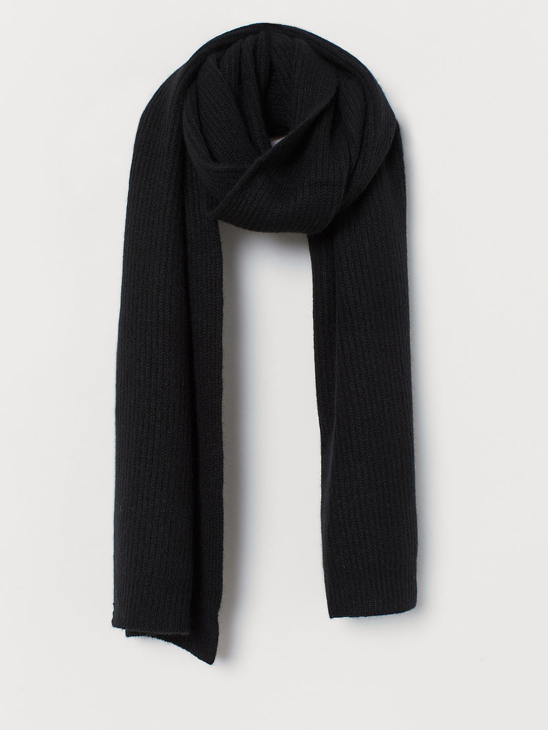 Buy H&M Women Black Cashmere Scarf Scarves for Men 10910642 Myntra