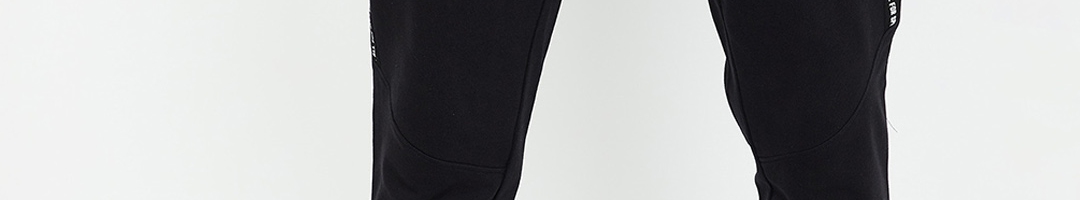 Buy Kappa Men Black Solid Joggers - Track Pants for Men 10909372 | Myntra