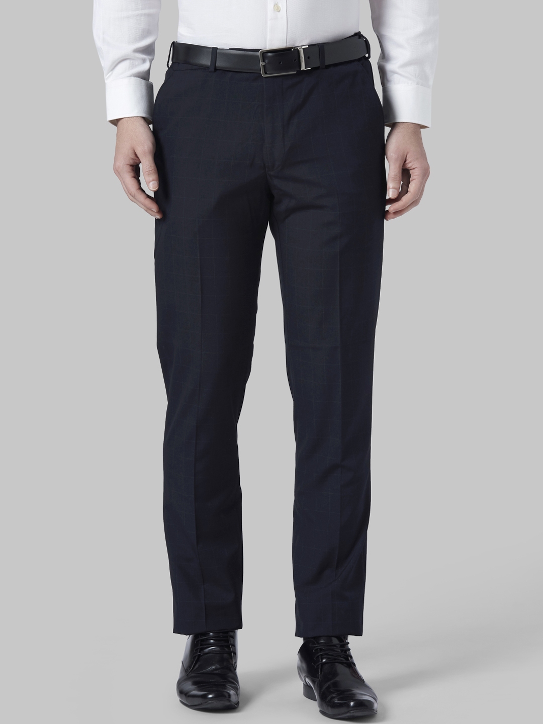 navy blue formal trousers mens