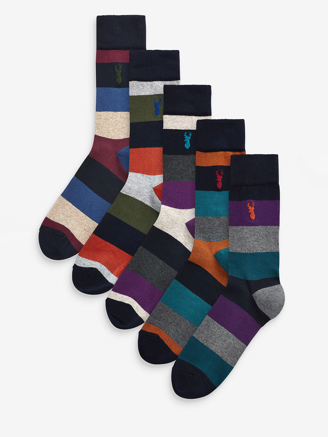 Buy Next Men Pack Of 5 Assorted Above Ankle Socks Socks for Men