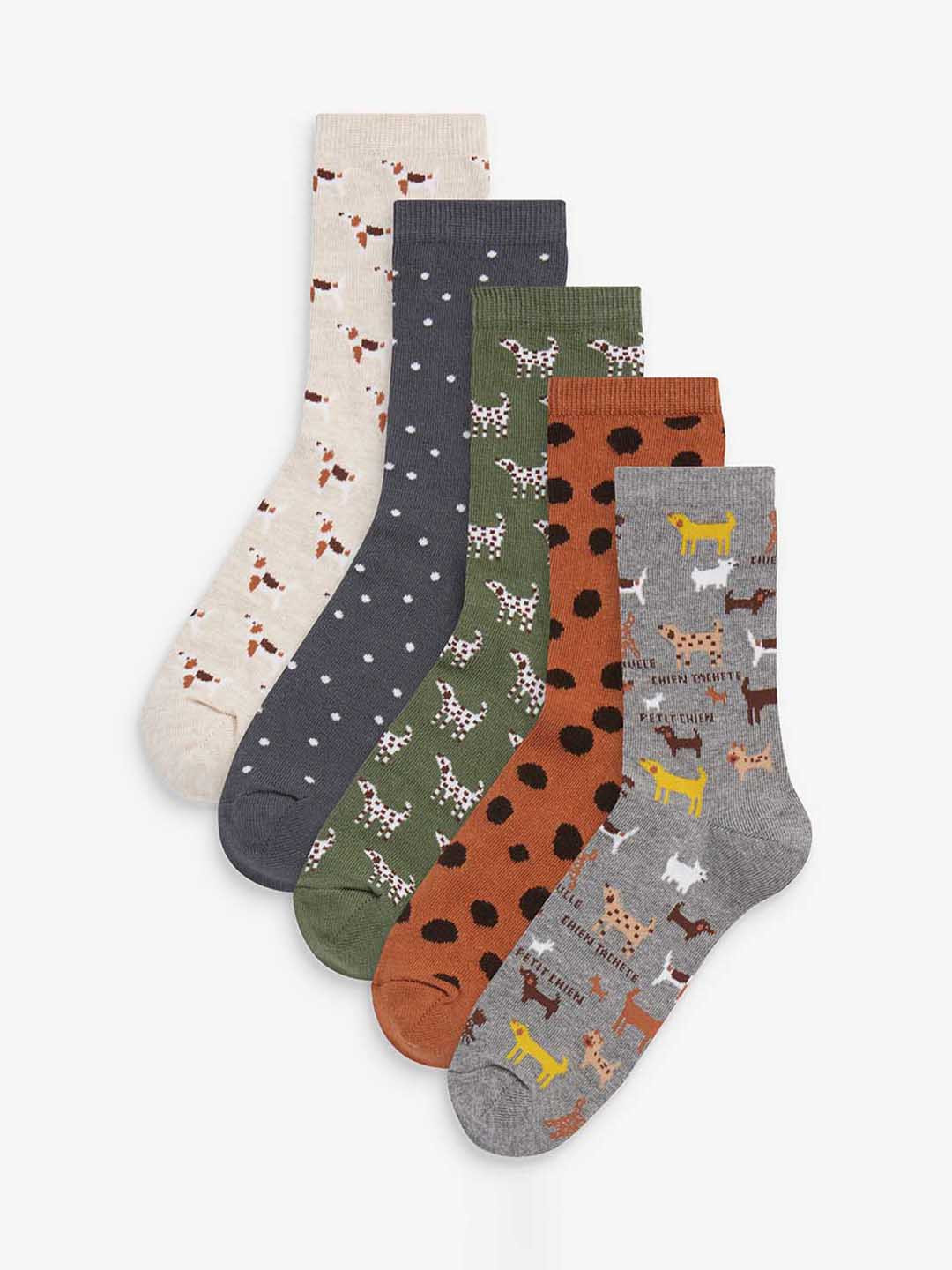 Buy Next Women Pack Of 5 Assorted Above Ankle Socks Socks for Women