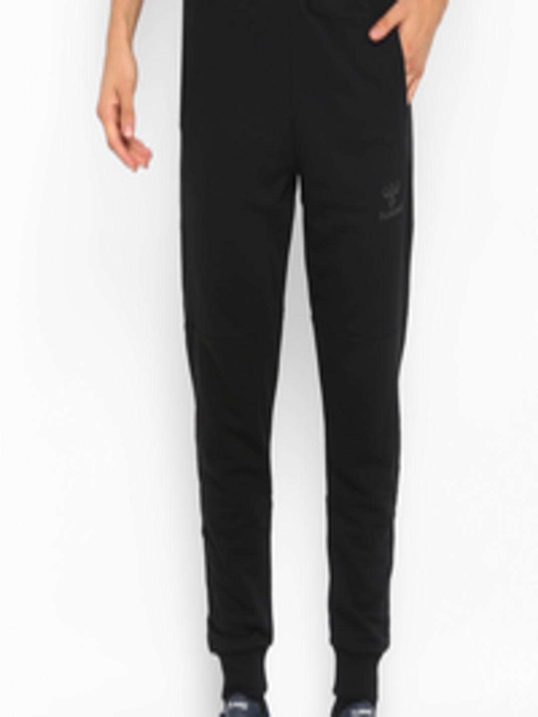 Buy Hummel Men Black Solid Urzaiz Joggers - Track Pants for Men ...