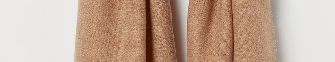 Buy H&M Women Beige Solid Scarf - Scarves for Women 10965202 | Myntra