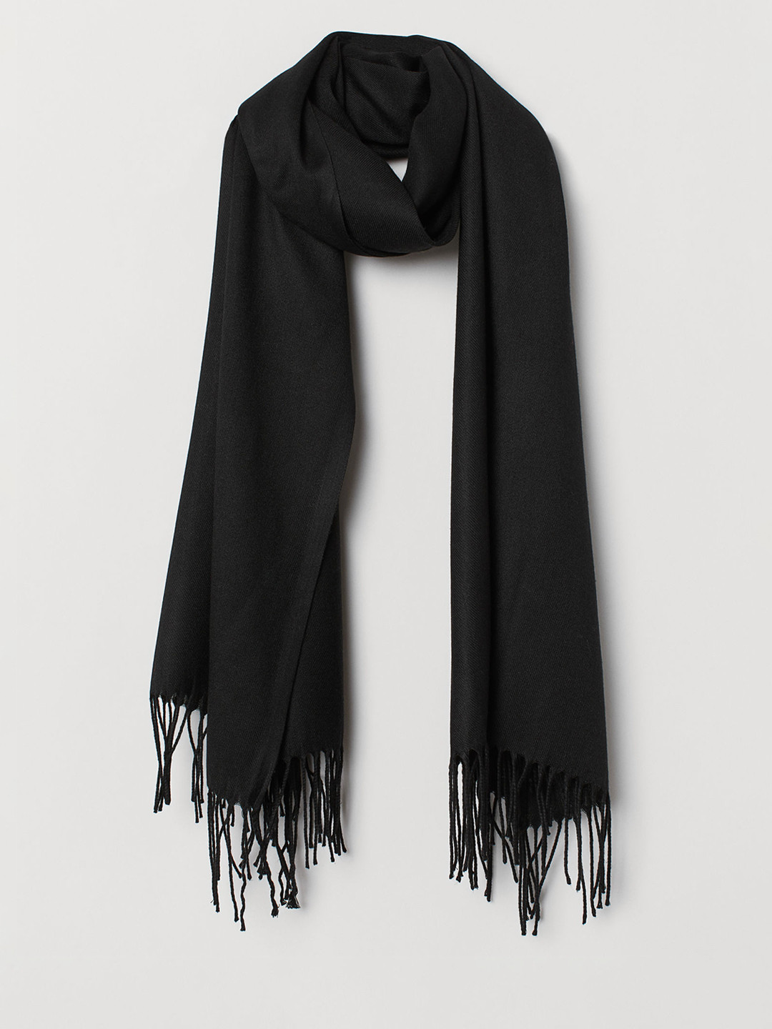 Buy H&M Women Black Woven Sustainable Scarf Scarves for Women