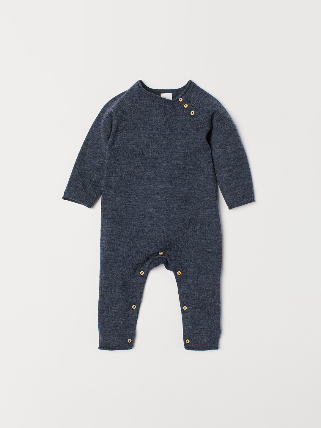 Buy H&M Infant Blue Merino Wool All In One Suit Rompers for Unisex