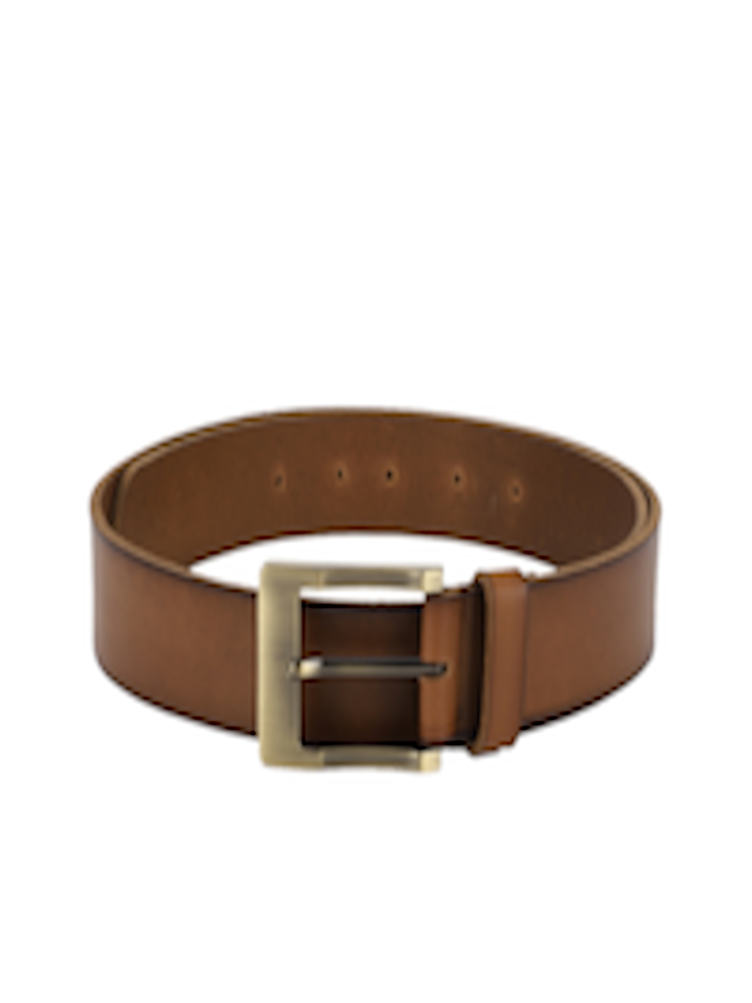 Buy Peter England Men Brown Solid Leather Belt - Belts for Men 11023666 ...