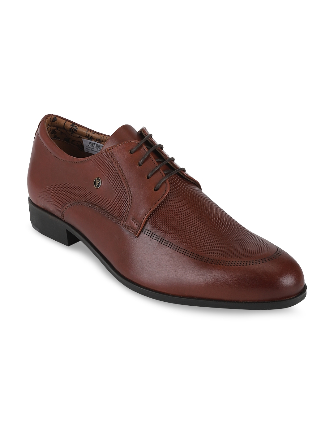 Buy Van Heusen Men Brown Leather Derbys - Formal Shoes for Men 11003262 ...