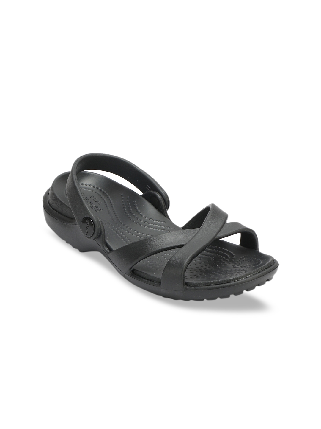 crocs flats open toe