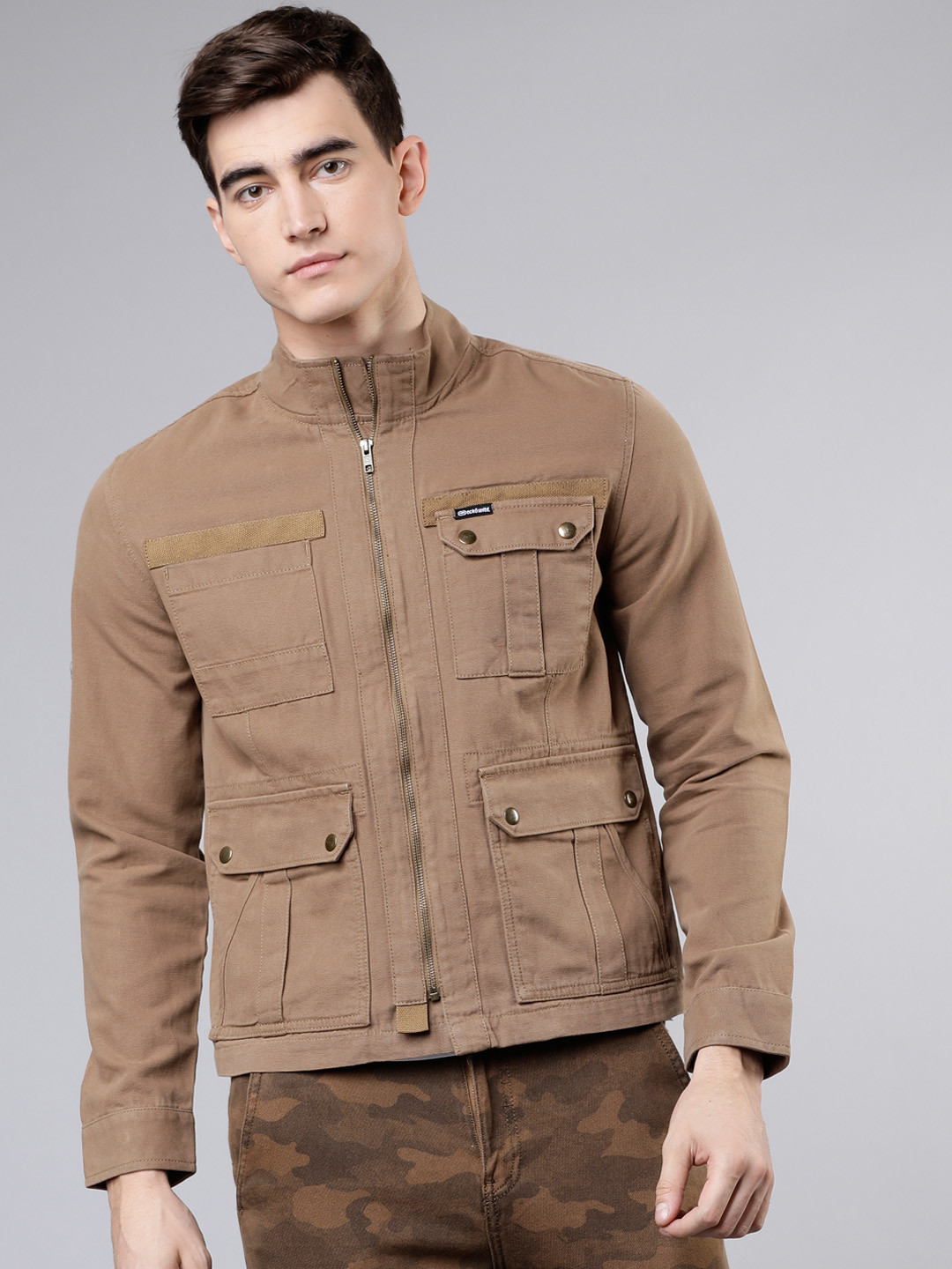 Buy Ecko Unltd Men Solid Denim Jacket Jackets for Men 11002860 Myntra